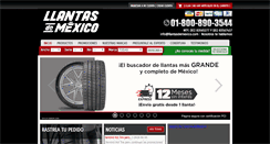 Desktop Screenshot of llantasdemexico.com